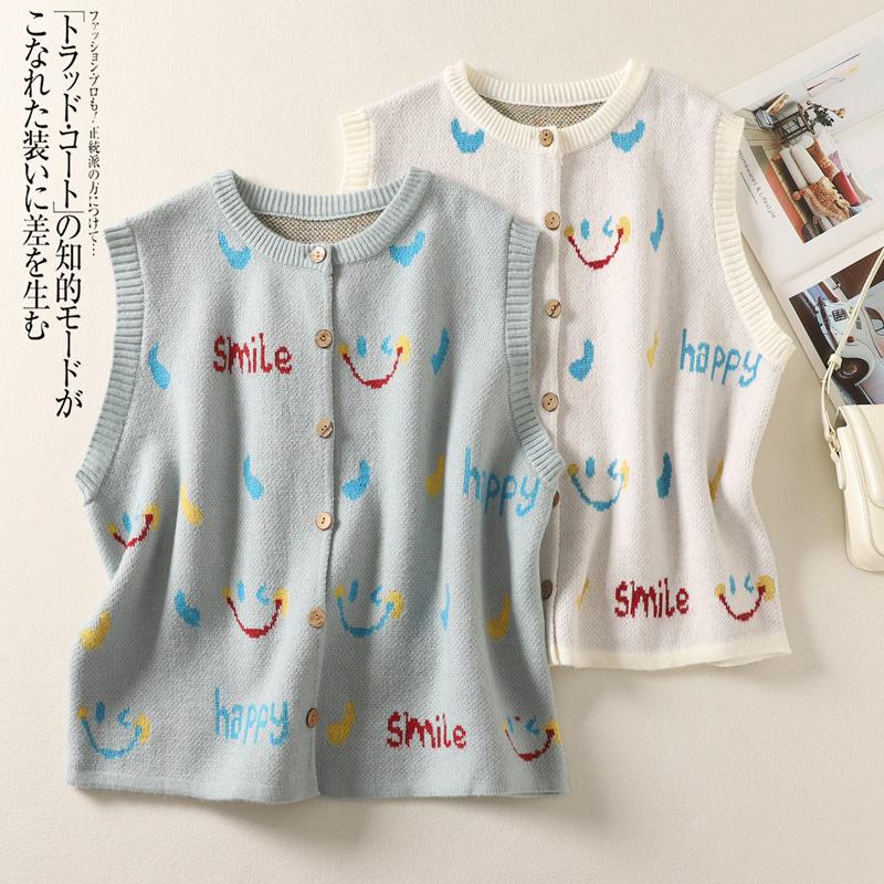 2026 Autumn Winter New Women Sweater Pullover Lady Tops Knitting Fashion Vest Tank Sleeveless Shirt Loose Casual Plus Size