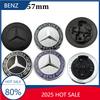 BUI1 GLC GLA W204 W205 1pcs 57mm Car Front Hood Emblem Badge Bonnet Car Accessories For Mercedes Benz W204 W205 W212 W213 W221 W177 W