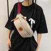 Unisex Large Capacity Crossbody Chest Bag Casual Nylon Sling Bag Adjustable Waist Pack Travel Sports Shoulder Fanny Pack
