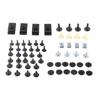 50pcs Engine Under Cover Retainer Clips Underbody Mudguard Door Bumper Panel Fastener Screw for
