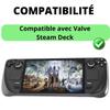 Valve STEAM DECK Console Case - Transparent TPU Soft Silicone Protective Anti-Scratch Anti-Shock Phonillico®