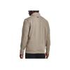 Under Armour Solid Color Stand Collar Half Zip Logo Long Sleeve Shirt Men Shirts Khaki 1373674-200