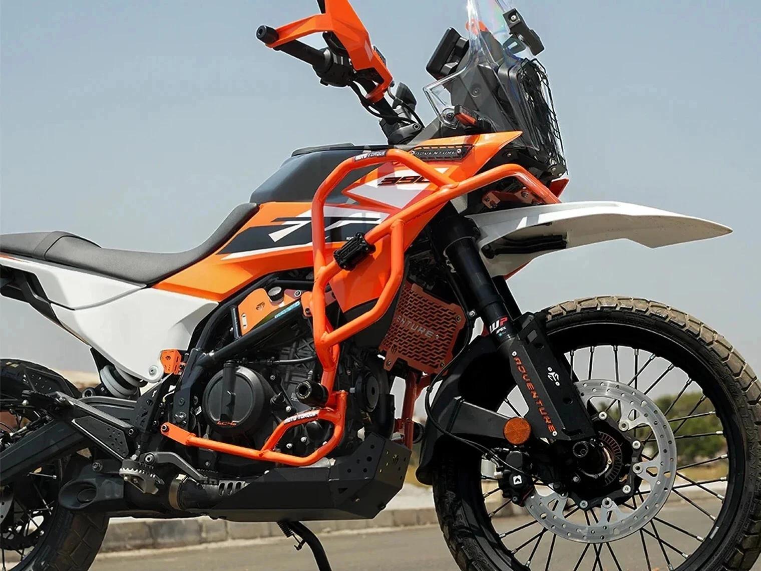 Crash Guard Engine guard Orange Color Fit For KTM Adventure 250 390 2025