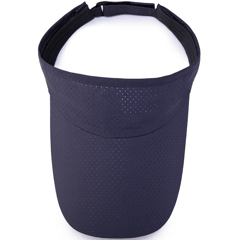 Summer Breathable Air Sun Hats Men Women Adjustable Visor Uv Protection Top Empty Solid Sports Tennis Running Sunscreen Cap Hat
