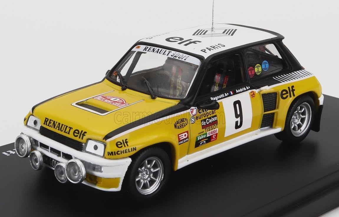 

Renault Cinq Mini Car RENAULT R5 TURBO Rally Monte Carlo 1981 Winner Blister Pack Product 1/43 [Item]