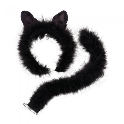 Unisex Adults Marabou Cat Set