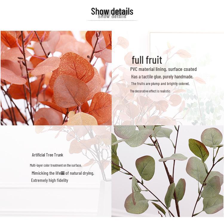 Eucalyptus Money Leaf Artificial Plant for Home Decoration