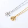 Hindu Buddhist Om Pendant Necklaces for Women Men Indian Yoga Stainless Steel Jewelry Gift