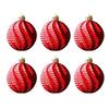 6CM Transparent Electroplated Plastic Christmas Ball Ornaments Set Hanging Decor Suitable For Holiday Tree And Party Decoration