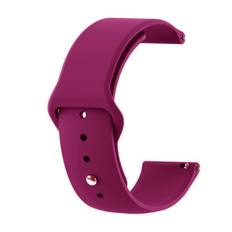 Universal Silicone Sport Watch Strap for 18/20/22mm Samsung Galaxy & Huawei