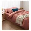 Housse de couette 220 x 240 cm Contemporain uni blush