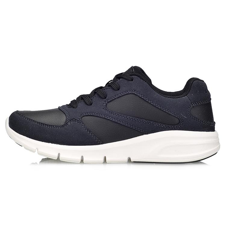 Li Ning LN Bullet Classic Cushioning Low Top Running Shoes Women's Black Blue AGCM136-2