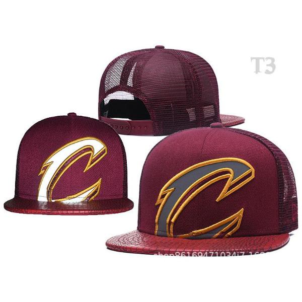 Cappellino da baseball a visiera piatta NBA Cavaliers James Stesso Bordo Piatto Cappello a visiera piatta Hip Hop Bordeaux Cappello Hipster da Uomo e Donna