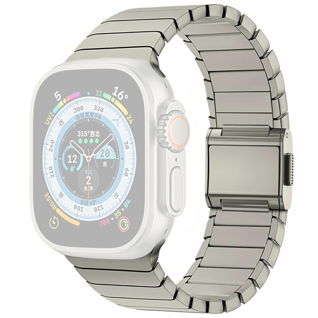 Watch Band for Apple Watch Ultra 3 2 1 49mm/Series 11 10 46mm/9 8 7 45mm/SE3 SE2 SE 6 5 4 44mm/3 2 1 42mm Replacement Titanium Strap