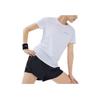Anta Casual Moisture-Wicking Quick-Dry Sports Running Fitness Short Sleeve T-Shirt Set Women Tops White Black 962327202-1