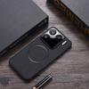 Magsafe Magnetic Plain Leather Case For Xiaomi 15 Pro Mi 15 14T Pro 14 Ultra Xiaomi14T  Cloth Wireless Charging Cover