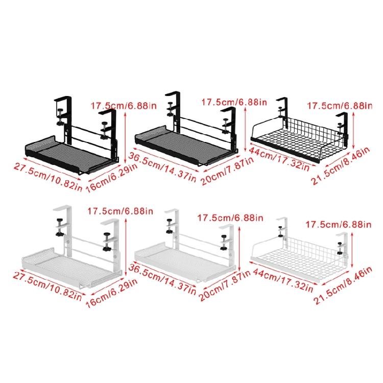 Efficient Workplace Management Baskets Versatile Desk Storage Holder Bin for Efficient Cable Management in Workspaces