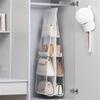 1 Stück mehrschichtige hängende Handtaschen-Aufbewahrungstasche, Schrank-Organizer für Handtaschen, Geldbörsen, Umhängetaschen, platzsparender Kleiderschrank-Ständer