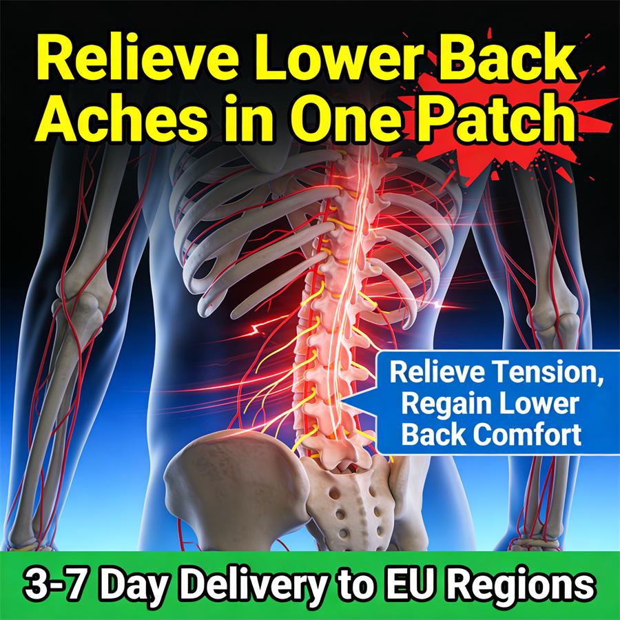 Tiger-Inspired Waist Patch – Gentle Relief for Daily Tightness, Skin-Safe, 12 Patches/Box