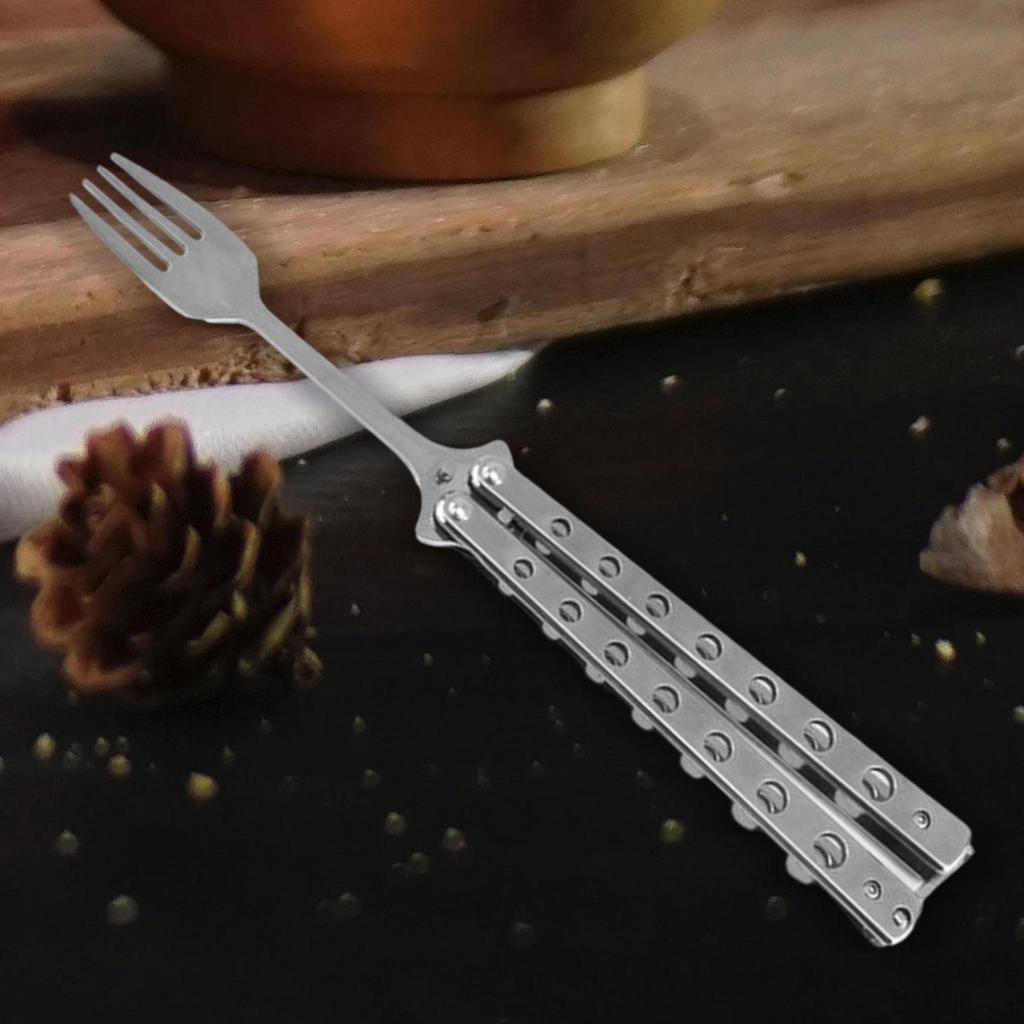 Butterfly Fork Practice Outdoor Tableware Training for Hunting Barbecue