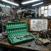 Socket Wrench Set Organized Mechanics Tool Compact Kit with Case for Home Mechanics,