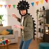 Kids Dinosaur Skeleton Plush Hood - Soft Stuffed Animal for Dress-Up and Pretend Play