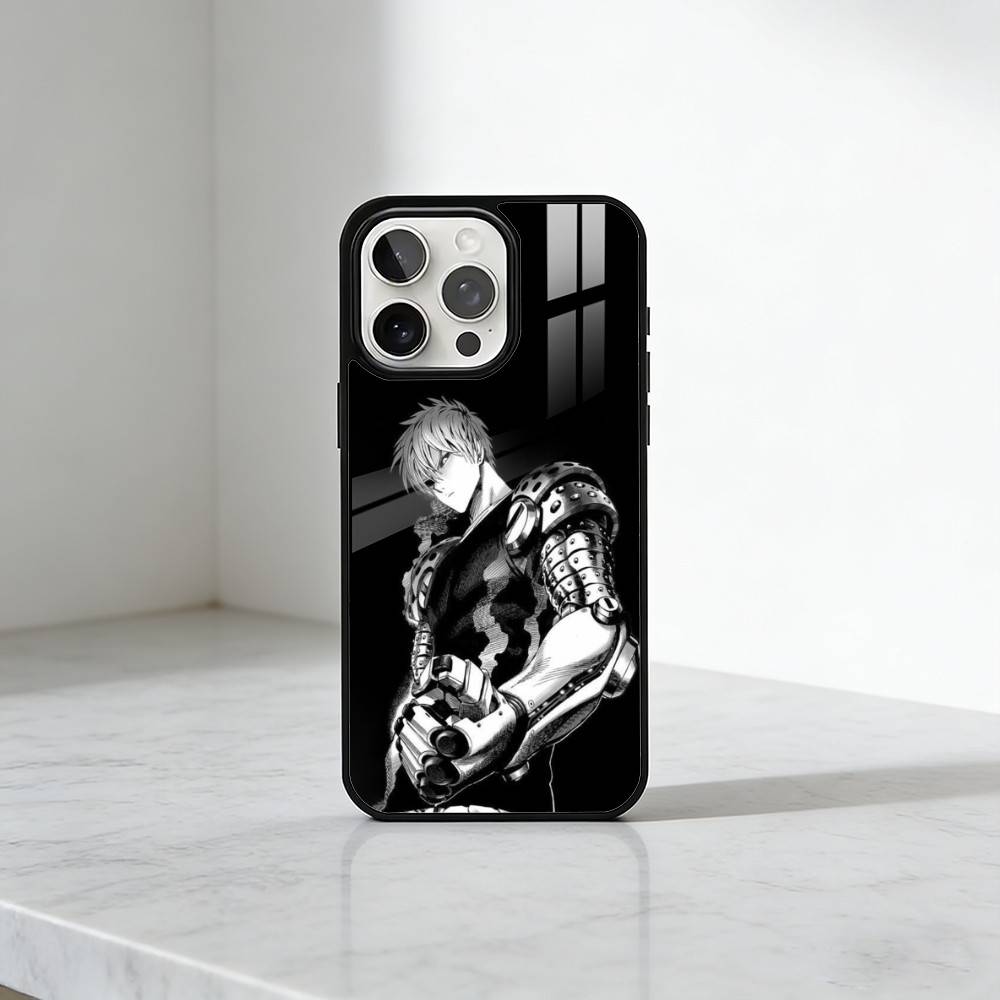 

O-One Punch Man G-Genos Phone Case For iPhone17,16,15,14,13 Plus,Pro Max Magnetic For Magsafe Wireless Charging iPhone12PROMAX
