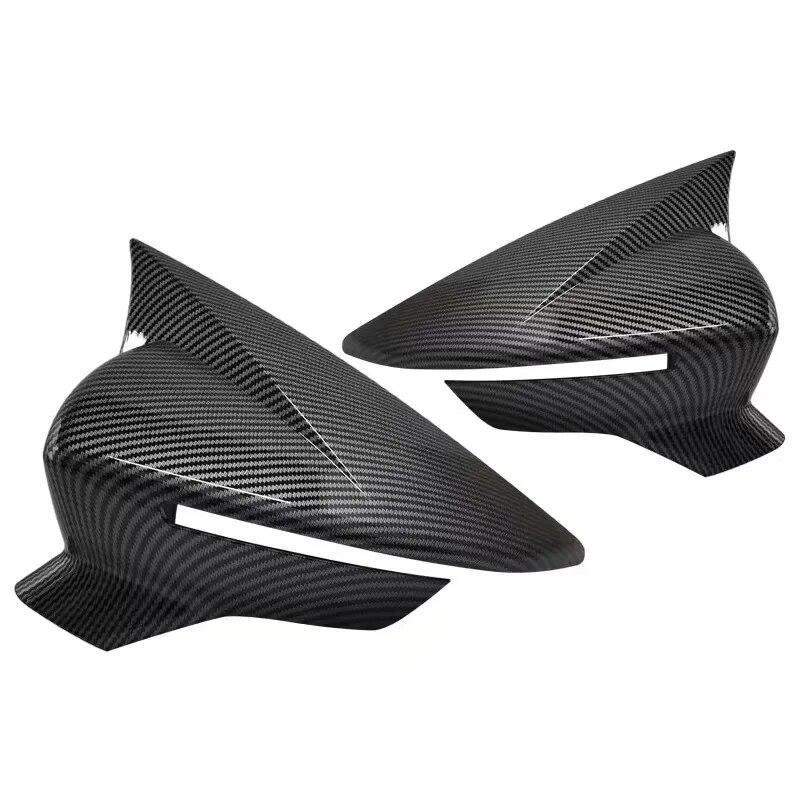 For SEAT LEON MK3 5F 2013- IBIZA MK5 2017- Rearview Side Mirror Cover Wing Cap Exterior Door Rear View Case Trim Sticker