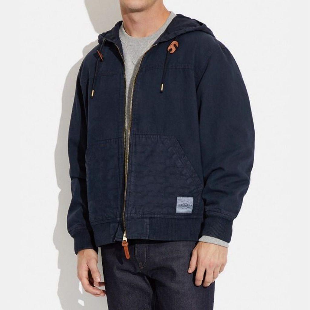 Coach SS24 Jackets & Coats Men's Marine Blue CF795-NAV