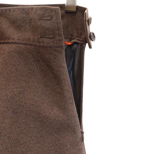 Paul Smith Black Wool Blend Mini Length Flare Skirt 38 Brown BLACK Women Used