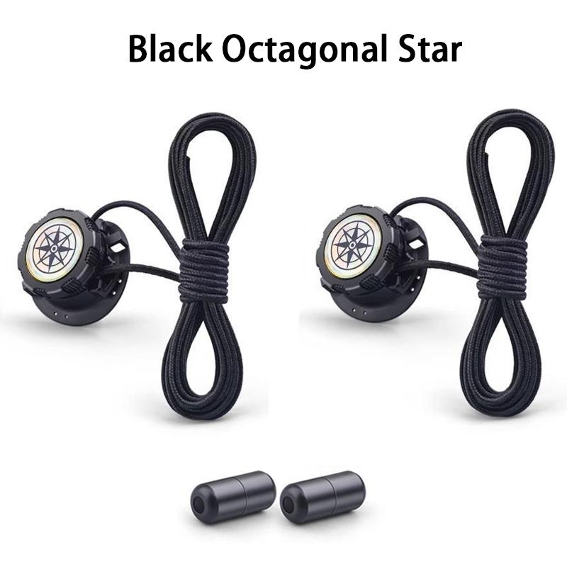 NEW Outdoor Sports Shoe Laces Easy Installation Swivel Buckle Shoelace Sneakers Thick Rope Automatic Shoelaces Shoes Accessories