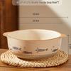 DeOuXingGuang Cartoon Ceramic Soup Bowl