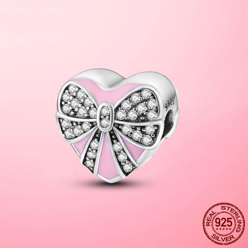 New 925 Silver Snake Coffee Cup Dog CZ Cactus Charms Beads Fit Original Women Bracelet Fine Silver Jewelry Gift