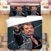 Johnny Hallyday Bedding Set Duvet Cover Bedroom Comforter Covers Single Twin King Size Quilt Cover Home Textile