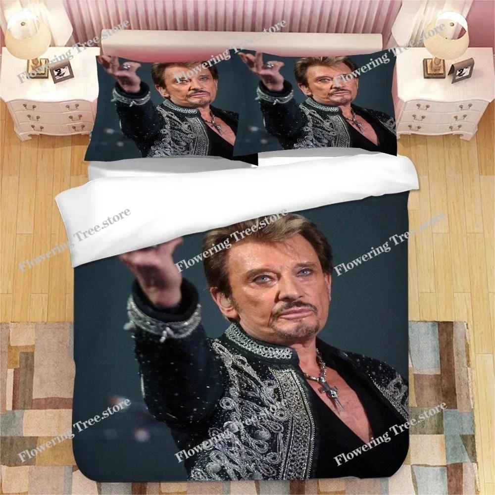 Johnny Hallyday Bedding Set Duvet Cover Bedroom Comforter Covers Single Twin King Size Quilt Cover Home Textile
