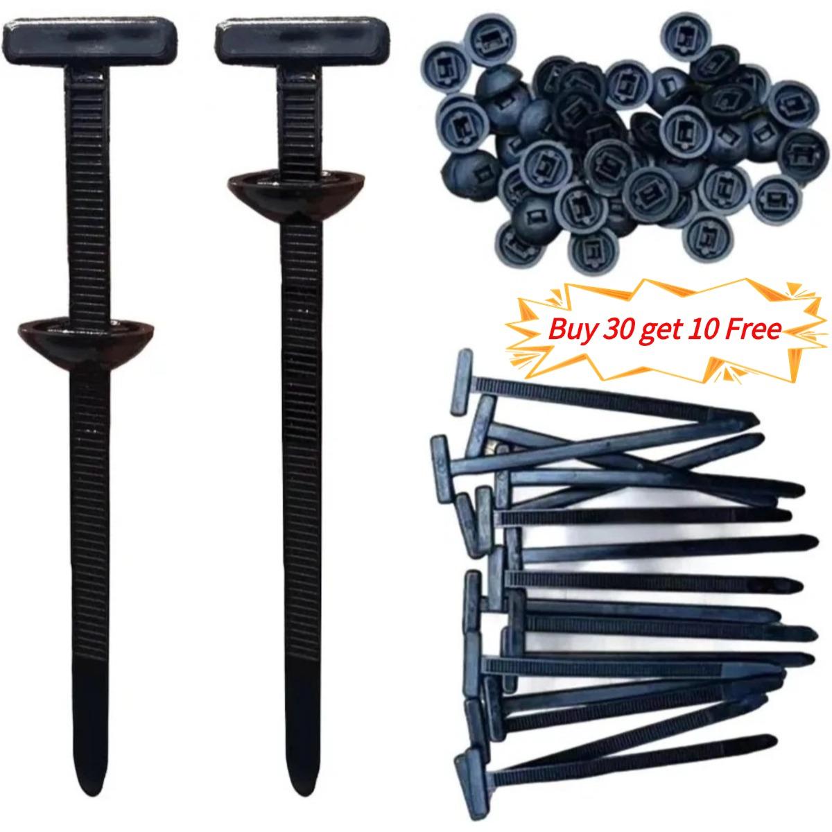 

100/200 шт. Нейлонові кабельні універсальні кабельні стяжки з пряжкою, надміцні самозастібні фіксуючі дріт стійкі пряжки, кріпильні ремінці для внутрішнього та зовнішнього використання Buy 30 get 10 Free