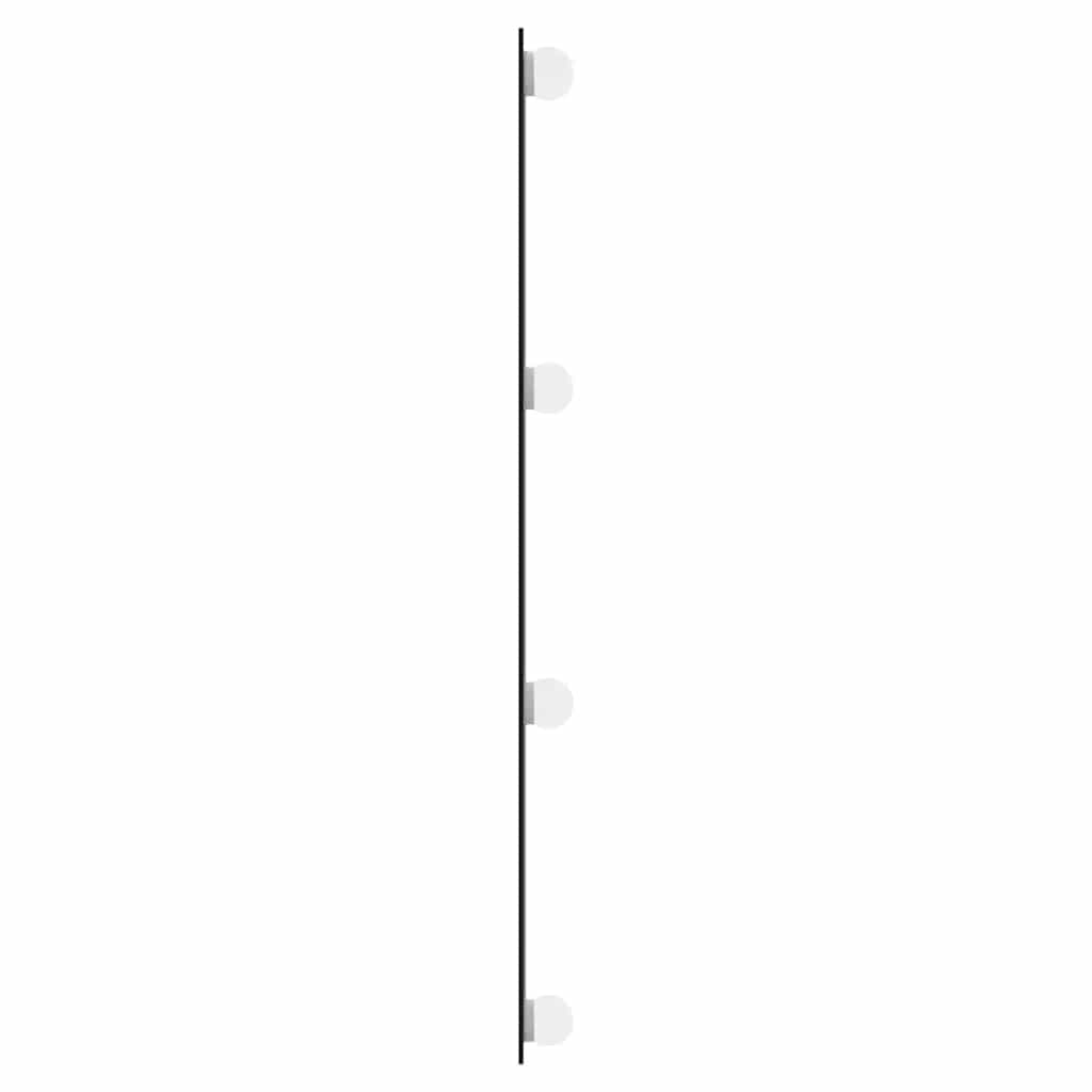 Vidaxl Lustro Ścienne Z Led, 30X80 Cm, Szklane, Prostokątne
