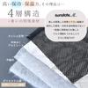 MYmama Insulated Machine Sewing 120cm Wide X 50cm Handmade Sheet, Washable, Safe, Cut, Aluminum, Fabric, Crafts, (Pale Blue)