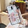 Anti-knock Silicone Phone Case For Nokia 2.3 Durable Soft Case Kickstand Lanyard Phone Holder Shockproof Wrist Strap