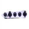 Control Plate, 5 Ways Switch Loaded Metal Prewired Guitar Control Plate for Guitar Replacements Parts Control Plate Set