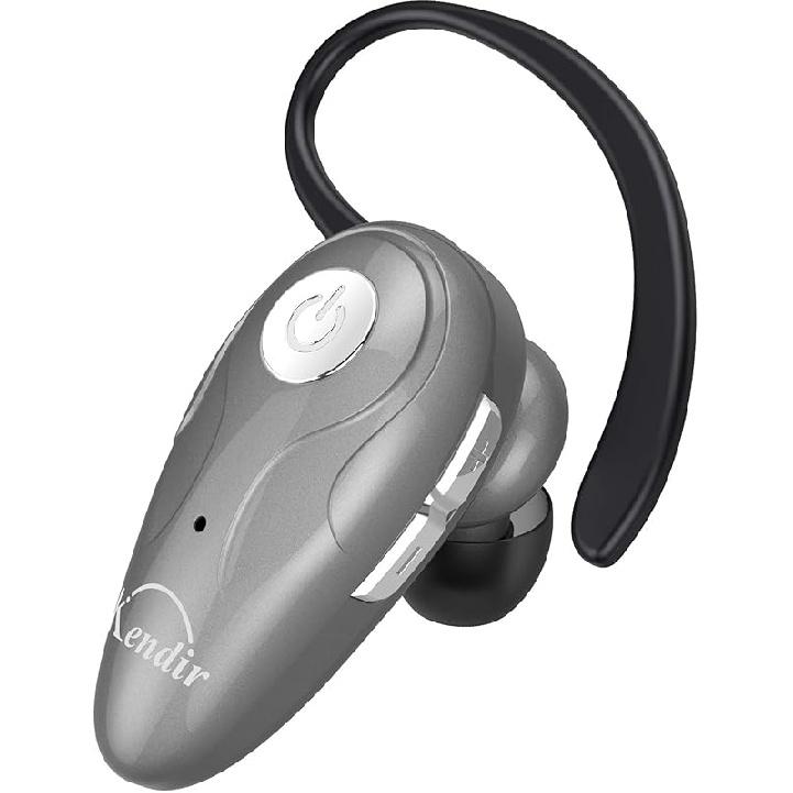 Bluetooth Headset, V5.0 Ultralight Wireless Headphone Cell Phone Earpiece with Mic Headsetcase,Volume Control, Handsfree Earbud,Compatible with