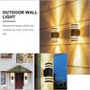 LED Wall Light Outdoor IP65 Waterproof  Wall Light E27 Bulb Up Down Lighting for Garden Porch Stair Corridor Entrance Decoration