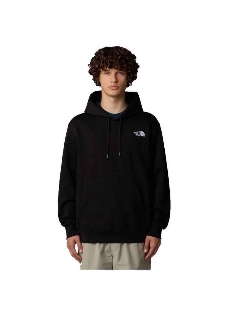 The North Face Hoodie cotton blend black