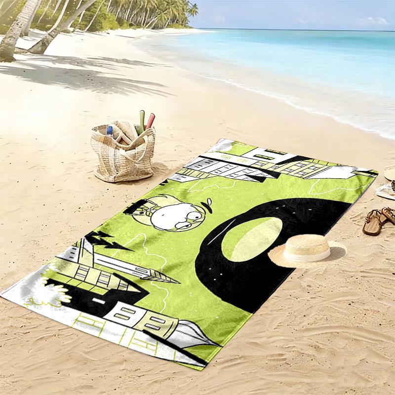 Hilda Print Beach Towel, Large Soft Quick Dry Towel for Beach Camping Swimming