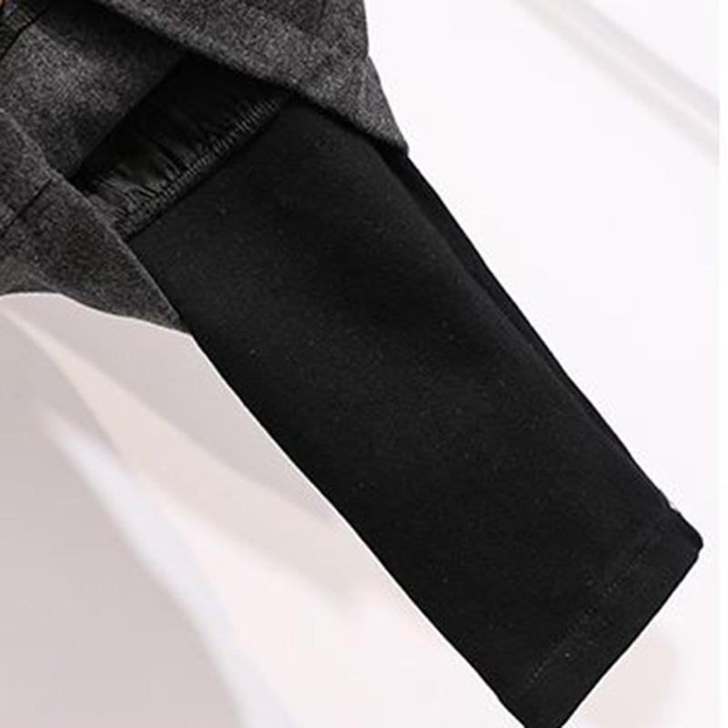 Hosen für Damen Elastische Hohe Taille Lange Hosen Übergröße Verdickt Dehnbar Vielseitig Lässig Weitbeinige Hosen