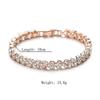 Fashion Crystal Zircon Bracelet Alloy Bangle Charming Jewellery Elegant Accessories for Women Girls