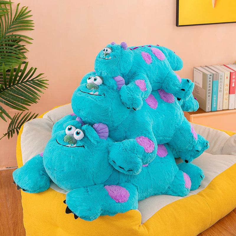 Peluche de Sulley Monstruos University Monstruo Azul Muñeco Relleno Cojín Grande Regalo de Cumpleaños