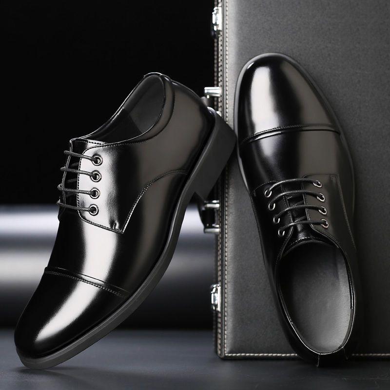 Men's leather shoes new cowhide shoes summer versatile shoes