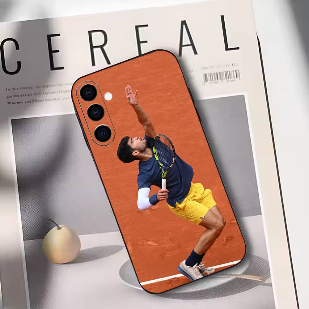 

Popular Sports Player Portrait Phone Case Black Silicone Soft For Samsung Galaxy A73,A72,A71,A70,A53,A52,A51 Samsung a71 4g