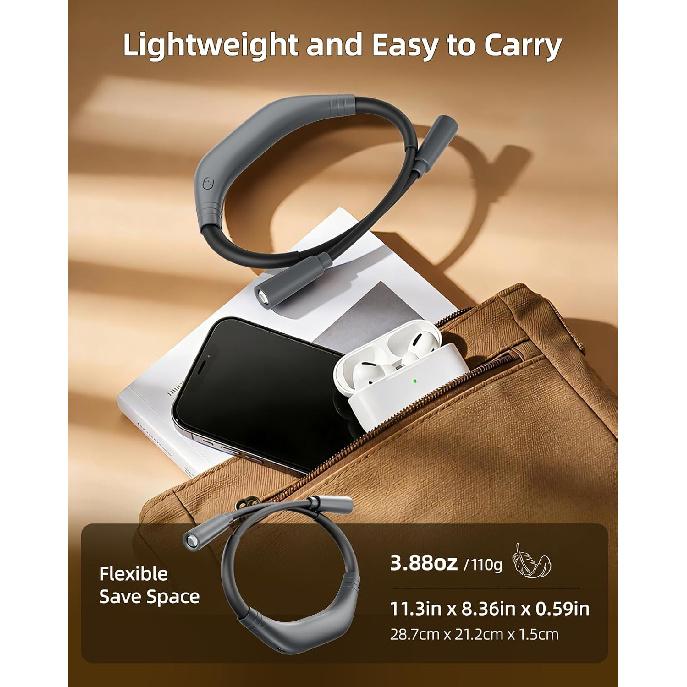 Rechargeable Book Light,3 Colors and Brightness Adjustable Reading Light,Bendable Neck Light,100hrs Long-Lasting,Perfect Reading Lamp Gift for Books
